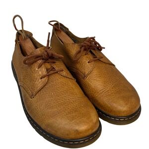 Dr Martens Bexley Leather‎ Oxford Shoes Tan Pebbled Mens 12 UK 11 US M